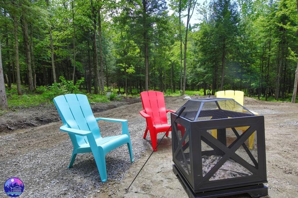 Chalet Deschamps- Spa- Chien Accepte- Nature- Estrie Mansonville Экстерьер фото