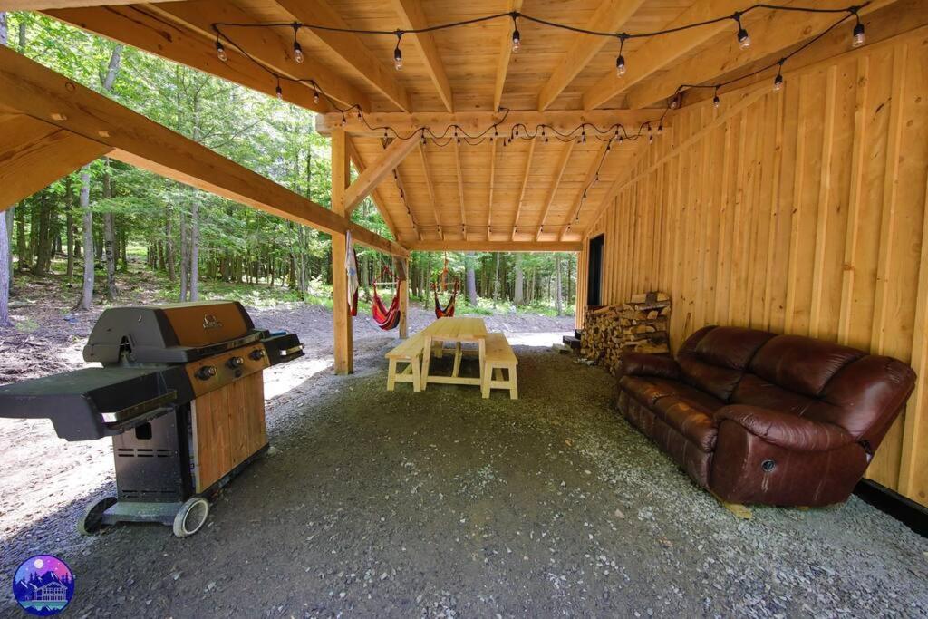 Chalet Deschamps- Spa- Chien Accepte- Nature- Estrie Mansonville Экстерьер фото